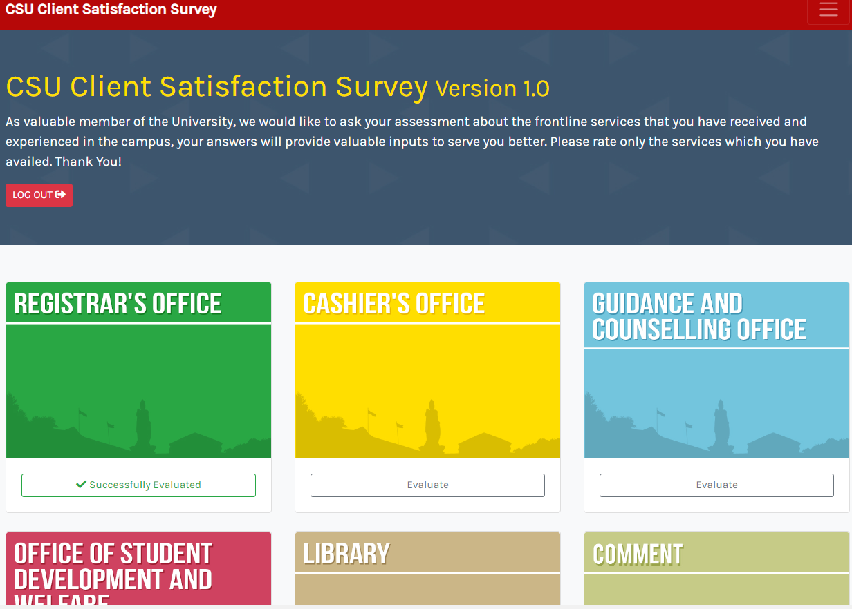 CSU Client Satisfaction Survey Version 1.0
